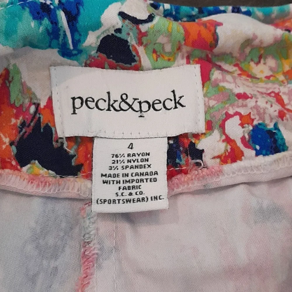 Peck and Peck straight leg stretchy pants great condition size4 worn once